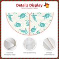 thumbnail image 3 of Disketp Turtle Christmas Tree Skirt, Christmas Tree Decorations, Christmas Decor, Tree Mat Decoration(30-48IN)-48", 3 of 6