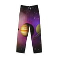 thumbnail image 6 of Goofa Planets And Stars Pattern Printed Soft Pajama Pants for Men, Wide Leg Comfy Casual Lounge Yoga Pants-X-Large, 6 of 9