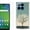 Almond Tree Breeze, variant on For Boost Mobile Summit 5G Shockproof Phone Case Cover with Tempered Glass Screen Protector, by OneToughShield - Cat on Tree