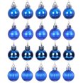 thumbnail image 1 of KAKOWELY 24 bolas colgantes navideñas, decoraciones creativas para colgar en el árbol, accesorios para decorar escenas., 1 of 4