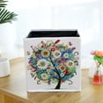 thumbnail image 3 of Toystoory Caja de almacenamiento plegable con pintura de diamantes, cubo plegable, cesta organizadora plegable DIY SNH003 Artesanía No.02 Toystoory HA7896-02B, 3 of 6