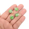 thumbnail image 4 of Uxcell Enamel Pendants, 10 Pack Shell Shape Mini Pendant for Jewelry Making DIY, Green, 4 of 6