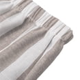 thumbnail image 6 of Tfken Girls Comfortable Pants Elastic Waist Stretchy Trousers Linen Loose Flare-Leg Pants Stripe Fashion Lightweight Daily Casual Wear Clothes Size 12-18 Months Beige, 6 of 9
