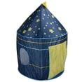 thumbnail image 2 of Tienda de juegos para niños, juguete de princesa, castillo, casa de juegos de interior, tienda de campaña, juguete de regalo para niños, azul, 2 of 14