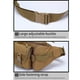 thumbnail image 2 of Eigraketly Bolsos militares de la cintura del almacenamiento compacto y conveniente bolsos militares multiusos de la cintura para las mujeres de Escalada negro, 2 of 6