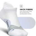 thumbnail image 6 of Feetures Elite Light Cushion No Show Tab Ankle Socks - Sport Sock with Targeted Compression - White Lilatech, L (1 Pair), 6 of 7