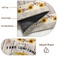 thumbnail image 6 of Area Rugs for Living Room 4x6 Ft, Vintage Sunflower Truck Non Slip Area Rugs for Kitchen Bedroom Entryway, Wooden Summer Botanical Floral Retro Washable Carpet Runner Rug Floor Mats for Bedroom, 6 of 8