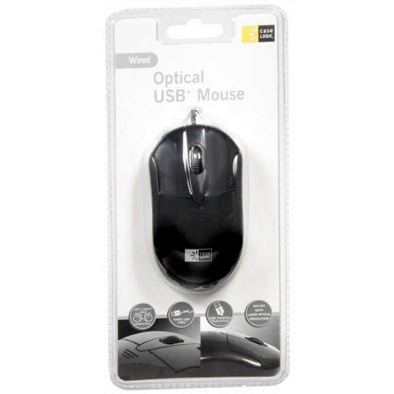 Case Logic Wired Optical USB Mouse - Walmart.com