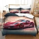 thumbnail image 1 of Porsches 911 Collection Bedding Sets Patterned Soft Anti-fade Breathable 3D Printing Colourful Sports Cars Duvet Cover Set Fashionable Design, Suitabl, 1 of 5