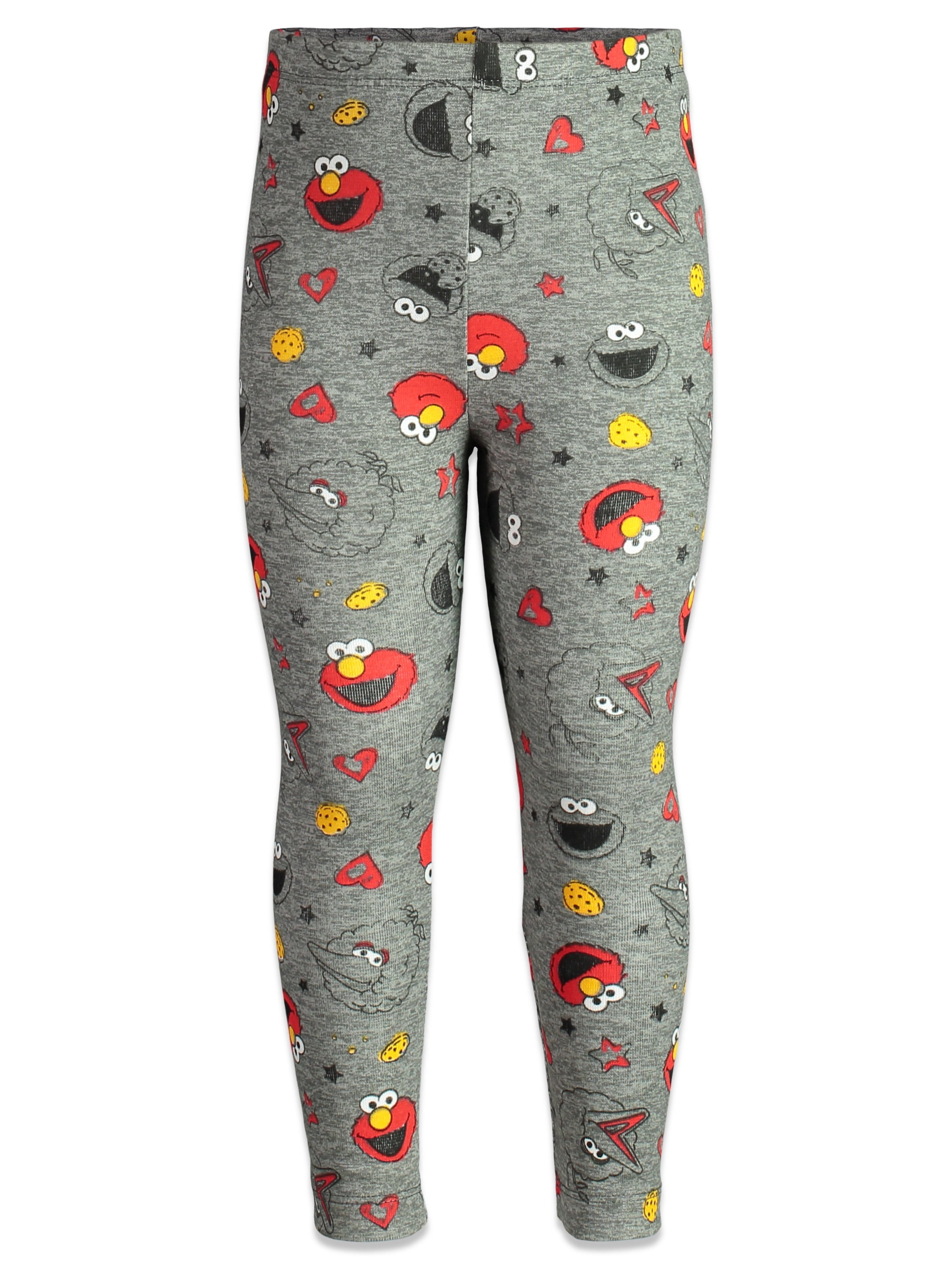 Sesame Street Elmo Toddler Girls Ruffle Tunic Shirt & Leggings Clothing Set 2T