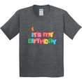thumbnail image 3 of Inktastic It's My Birthday Letters Youth T-Shirt, 3 of 5