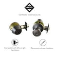 thumbnail image 4 of Design House Terrace 6-Way Universal Entry Door Knob and Single Cylinder Deadbolt, Oil Rubbed Bronze, 4 of 16