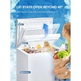How Much Does A Small Chest Freezer Cost To Run Chest Freezer 7 cu.ft, Fohere Compact Deep Freezer with 3 Removable