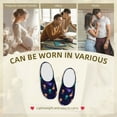 thumbnail image 7 of KLL Sea Jellyfish Pattern Adult Unisex Cozy Slippers,Fuzzy Slip-on Slippers TPR Sole Slippers Comfort Plush Home Footwear for Indoor & Outdoor-8, 7 of 7