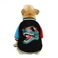 thumbnail image 4 of Pet Supplies Under $10, Fall/winter coat dog coat pet clothes bullfight baseball coat coat, 4 of 5
