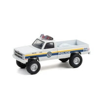 Philadelphia, Pennsylvania Police 1986 Chevy M1008 Pickup Truck, White - Greenlight 30241/48 - 1/64 scale Diecast Model Toy Car