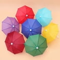 thumbnail image 4 of HAMPPLIES 6Pcs Compact Umbrella for Mini House Garden with Assorted Color and Craft Umbrella Style, 4 of 8
