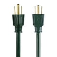 thumbnail image 3 of Hyper Tough 100FT 16AWG 3 Prong Green Outdoor Extension Cord, Single Outlet, 125V 10A, 3 of 8