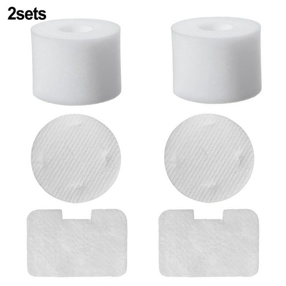 LITTLE HOME for Shark NV36 NV42 NV44 NV46 UV402 UV410 Vacuum Foam Filter,Part# XFF36,Compatible with for Shark Navigator Deluxe Upright Vacuum,Includes 6 Filters for Pre and Post Motor Cleaning