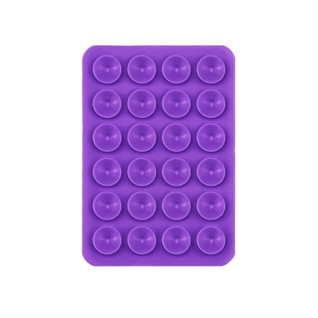 Funda de cuero con ventosa de silicona cuadrada de 24 granos, ventosa de arco, ventosa de silicona para teléfono móvil
