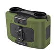 thumbnail image 1 of Ventilador de cintura portátil, ventilador de refrigeración multiusos, resistente, ligero, con carga USB, pequeño ventilador para pesca, actividades Verde 10000mAh, 1 of 9