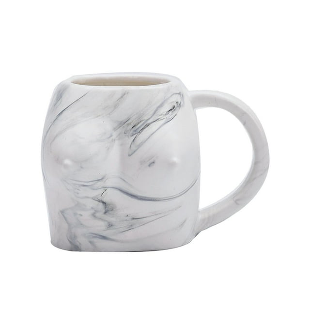 Taza de café de cerámica novedosa, taza de leche para el hogar, para cocina, hogar, regalo de cumpleaños Mármol Sunnimix Taza de café