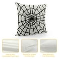 thumbnail image 4 of Halloween Pillow Covers  White Spider Web Decor Throw Pillows Holiday Halloween Outdoor Decorative Pillows Square Cushion Covers for Home Bed Couch Sofa, 4 of 5