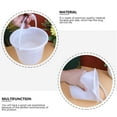 Baade 6Pcs Disposable Round Buckets Painting Buckets Coating Buckets