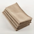 thumbnail image 2 of Saro Lifestyle Whip Stitched Design Napkin (Set of 4), 2 of 4