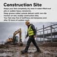 thumbnail image 3 of TREADVAULT Men's and Women's Waterproof Steel Toe Safety Work Boots, Kevlar Puncture-Resistant, Breathable, Anti-Slip, Flexible, 3 of 16