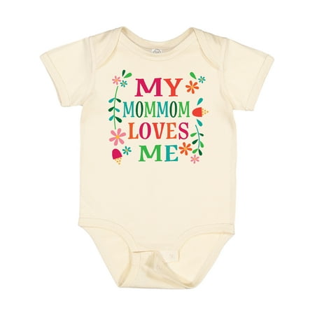 

Inktastic My MomMom Loves Me Girls Outfit Gift Baby Girl Bodysuit