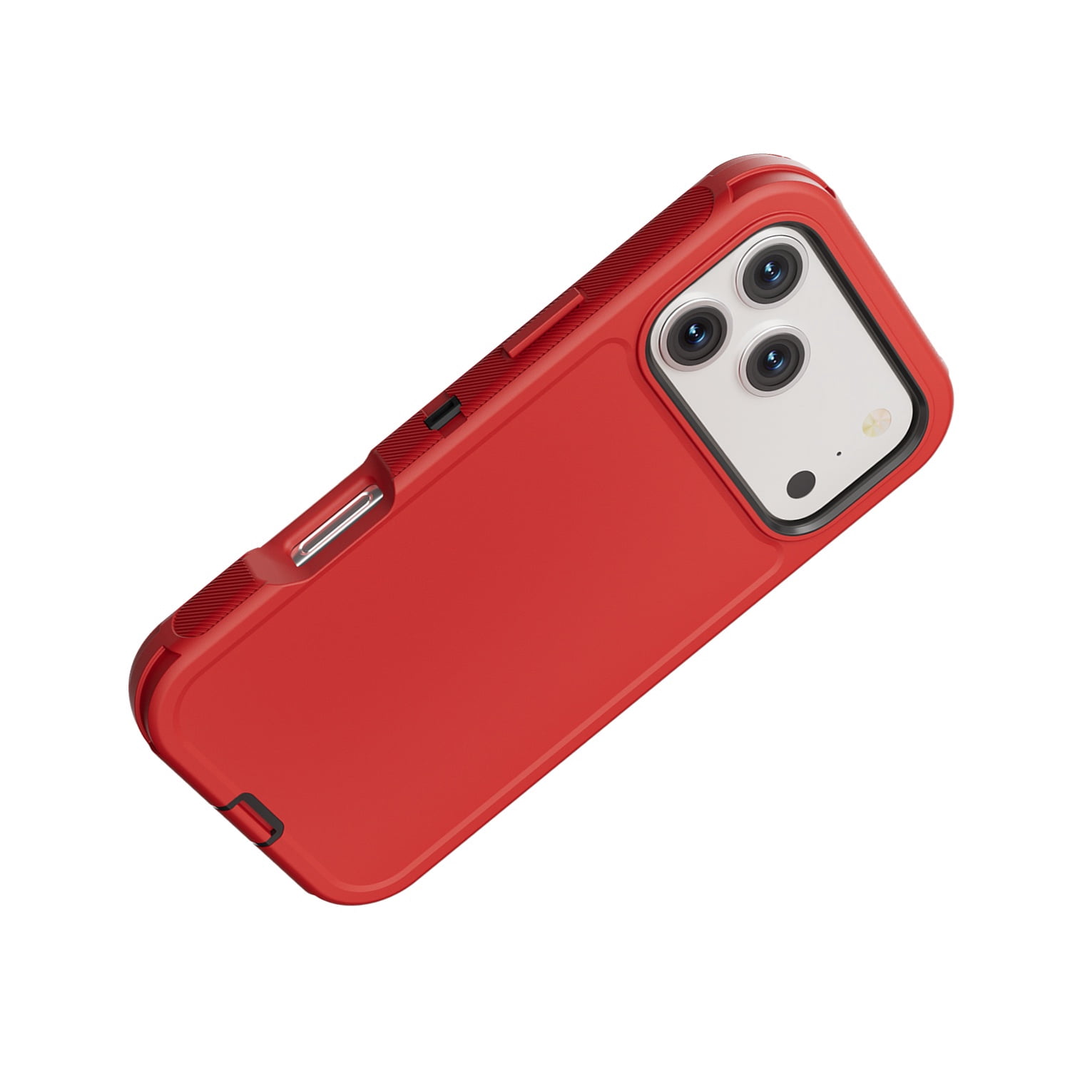 Duual Pro Heavy Shield Case for iPhone 17 Pro - Red & Black
