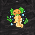 thumbnail image 4 of Inktastic Cute Orange and Green Axolotl Boys or Girls Baby Bodysuit, 4 of 5
