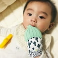 thumbnail image 6 of Itzy Ritzy Unisex Baby Teething Mitt - Green Cactus, 6 of 6