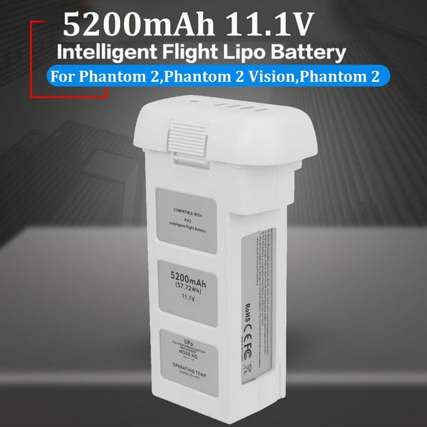 1/3X pour DJI Fantôme 2 Vision Vol Intelligent 3S Batterie de Rechange 5200mAh 11.1V