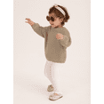 thumbnail image 3 of 6M-4T Baby Girl Boy Warm Chunky Knit Sweater Blouse Pullover Sweatshirt Long Sleeve Jumpers Tops for Infant Toddler, 3 of 9