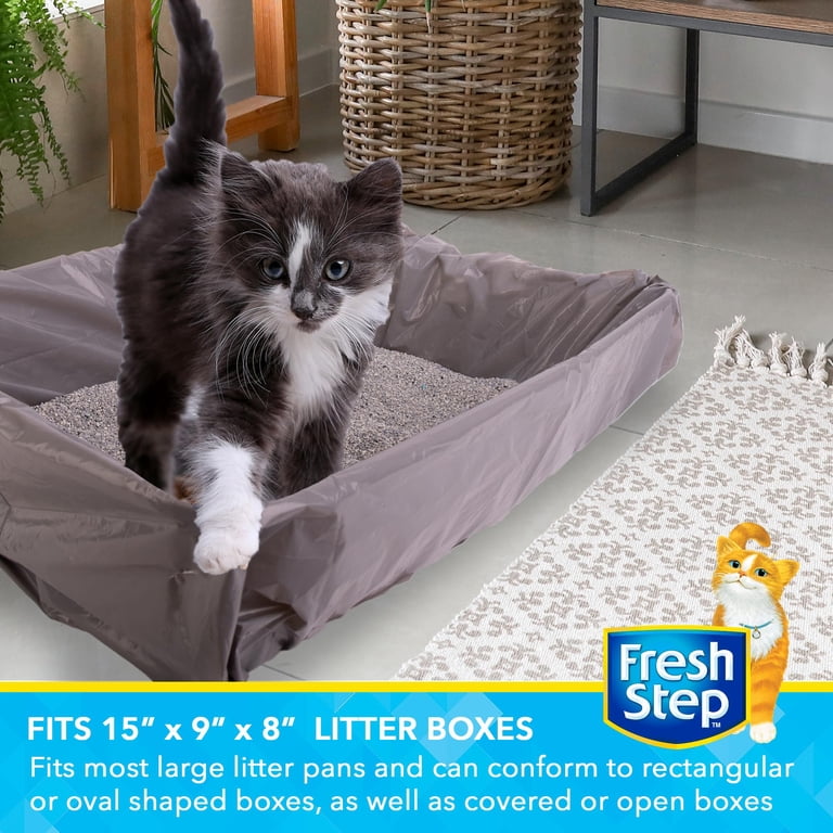 Fresh Step Drawstring Litter Box Liners, Large, 15 Count photo 7
