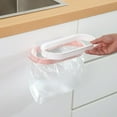 thumbnail image 1 of Hanging Wall Mount Garbage Bag Holder Cabinet Door Hanger Trash Bin Rack Hook, 1 of 10