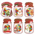 thumbnail image 1 of Whiosyrt Set de 48 recuerdos navideños con tarjetas tipo frasco Mason, 1 of 5