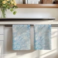 thumbnail image 7 of Blue Coastal Kitchen Towels Set of 1, Summer Ocean Starfish Conch Seashells Absorbent Dish Towels for Kitchen, Microfiber Hand Towel, Quick Drying Tea Towel for Cleaning Decorative Dishcloths, 7 of 7