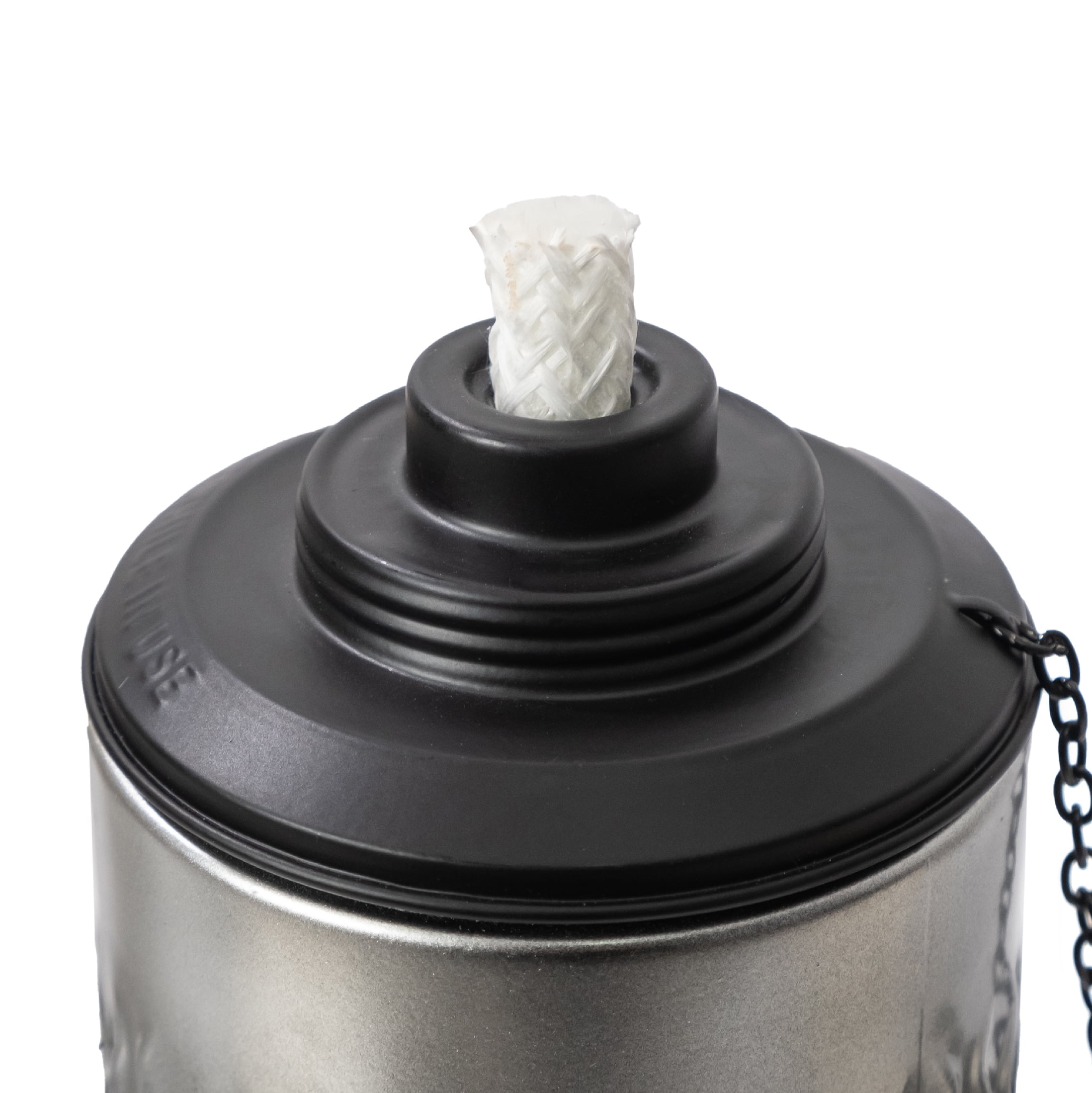 Mainstays Midnight Glass Outdoor Tabletop Torch with Fiberglass Wick, Decorative Torch