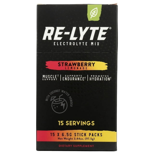 Mezcla de bebidas electrolíticas RELYTE Re-Lyte Strawberry Lemonade