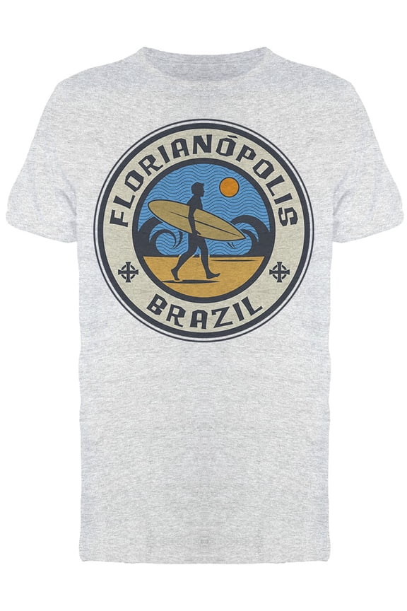 Florianopolis Brazil Stamp Tee Men's -Image by Shutterstock