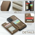 thumbnail image 4 of for Samsung Galaxy A54 5G Case with Card Holder, Wallet Case for Women Men with RFID Blocking, Durable Leather Kickstand Magnetic Clasp Shockproof Phone Case for Samsung Galaxy A54 5G, 4 of 11