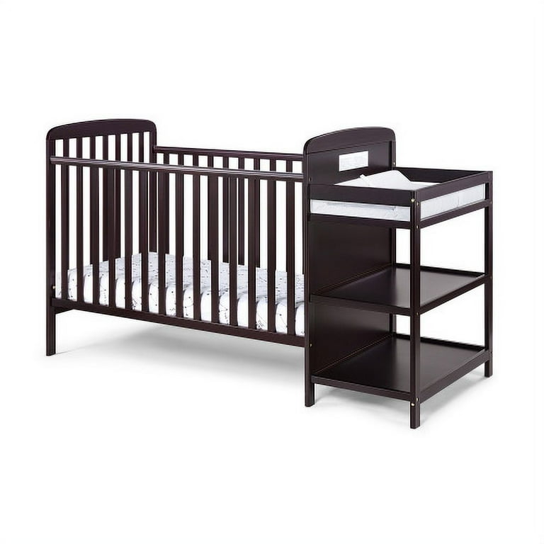 Espresso crib and changing table combo hot sale