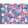 thumbnail image 2 of Zelouf Wool Dobby Print  , Sewing, DIY, Crafts Fabric by the Yard, 467 Navy/orchid, 3 Yard, 2 of 2