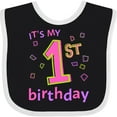 thumbnail image 3 of Inktastic It's My First Birthday Boys or Girls Baby Bib, 3 of 4