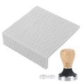 thumbnail image 1 of Juego de apisonador de café de 58 mm con mango de haya, alfombrilla de apisonado con relieve para café en casa, gris, 1 of 10