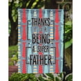 thumbnail image 3 of Thanks Super Father Garden Flag, 3 of 3