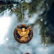 thumbnail image 1 of Christmas Decoration Flat Christmas Tree Style Home Decoration Car Ornaments, 1 of 9